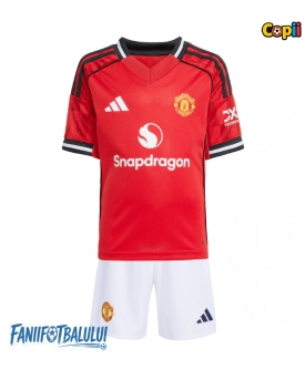 Manchester United Echipament de Fotbal Replică 2025-26 Copii Acasa (+ Șorturi)